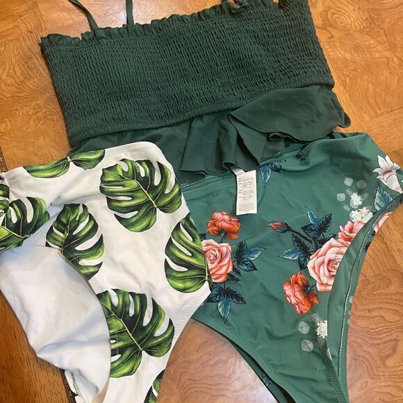 SMOKED BIKINI Bandeau with Two Alternate Bottoms! - Picture 1 of 4